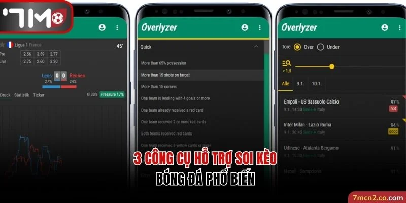 3 công cụ hỗ trợ soi kèo bóng đá phổ biến